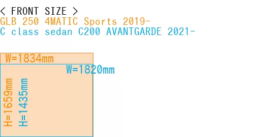 #GLB 250 4MATIC Sports 2019- + C class sedan C200 AVANTGARDE 2021-